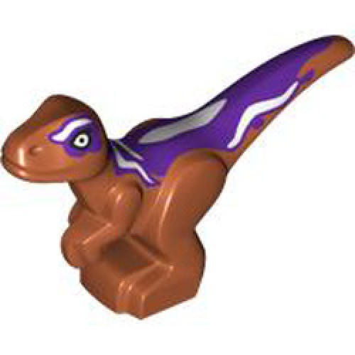 Animal Number 125 Dark Orange