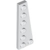 Right Plate 2x6 Degree 9 White