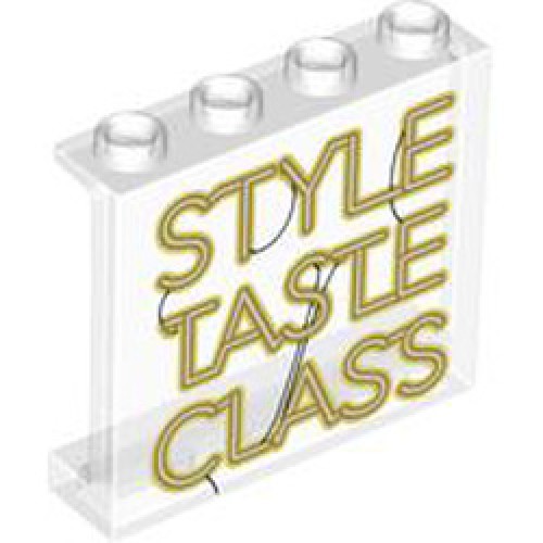 Wall Element 1x4x3 Number 29 Transparent