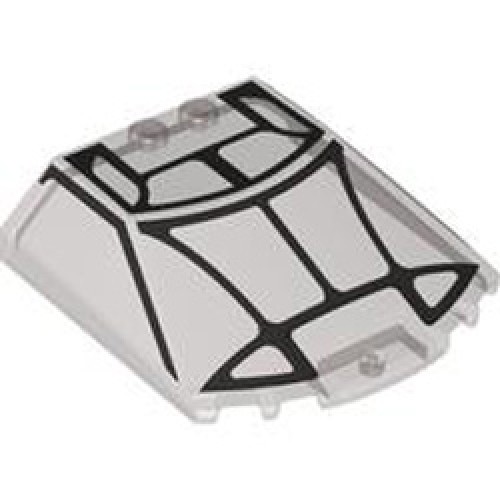 Windscreen 6x6x1 1/3 Number 6 Transparent Brown