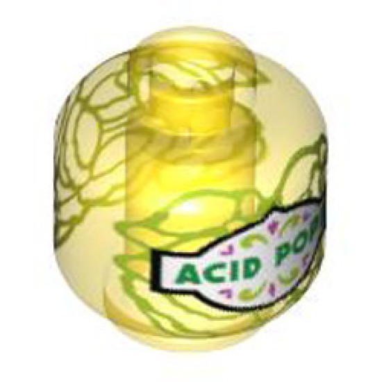 Mini Head Number 3549 Transparent Yellow