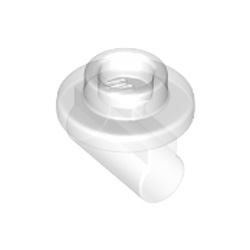 Long 3.2 Shaft with Knob Transparent White