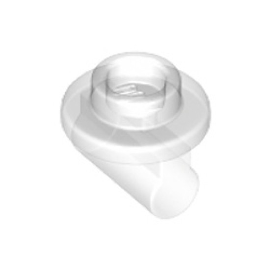 Long 3.2 Shaft with Knob Transparent White