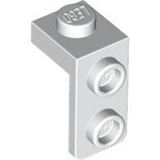 Plate 1x1 with 1.5 Plate 1x2 Downwards White