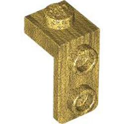 Plate 1x1 with 1.5 Plate 1x2 Downwards Warm Gold