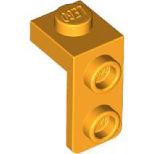 Plate 1x1 with 1.5 Plate 1x2 Downwards Flame Yellowish Orange