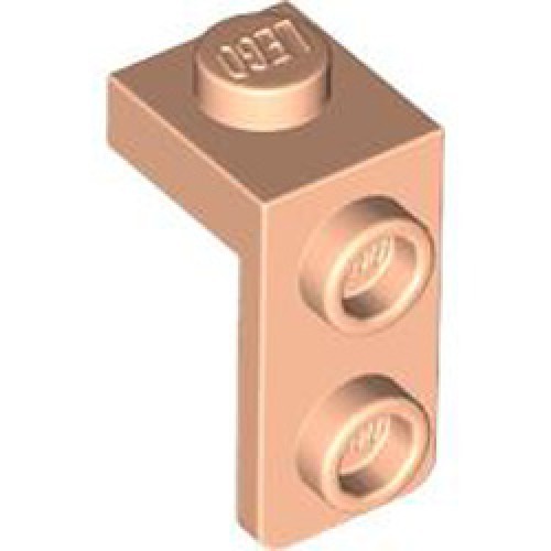 Plate 1x1 with 1.5 Plate 1x2 Downwards Light Nougat