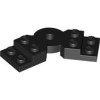 Plate Rotated 45 Degree Black