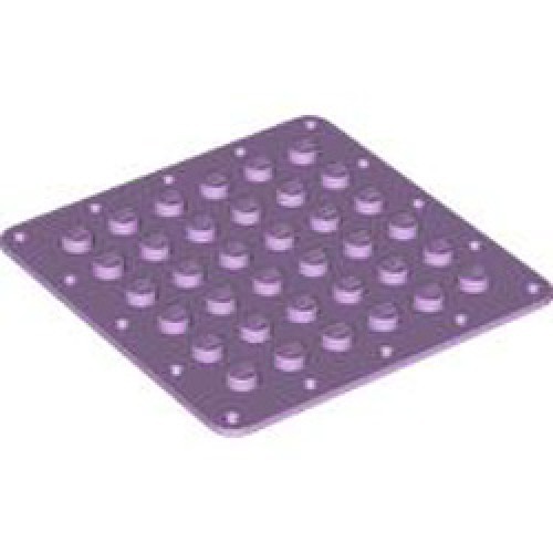 Base Plate 6x6 Flexible Number 2 Lavender