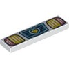 Flat Tile 1x4 Number 172 White
