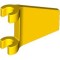 Banner 26 Degree with 2 Holders and Flared Edge Bright Yellow