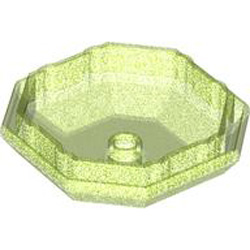 Rock Lower Part Number 1 Transparent Green with Opalescence