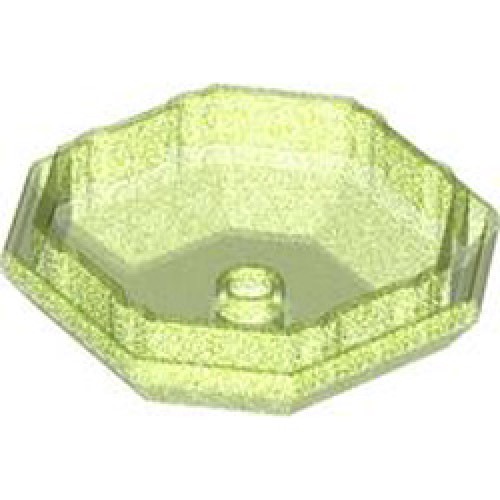 Rock Lower Part Number 1 Transparent Green with Opalescence