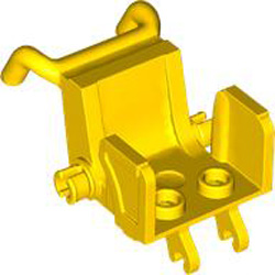 Wheel Chair with 4.85 Bush Number 1 Bright Yellow