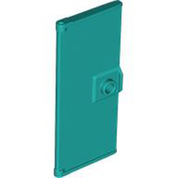Door 3x6 Bright Bluish Green