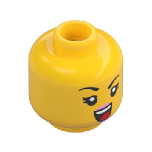Mini Head Number 3617 Bright Yellow