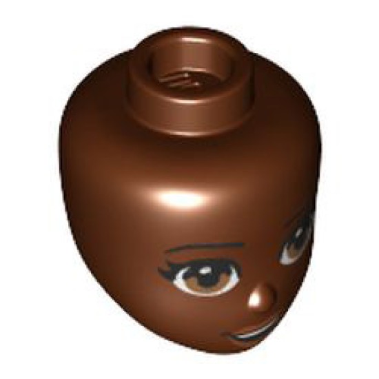 Mini Doll Head Number 284 Reddish Brown