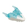 Dragon Head with Horns with White Face Transparent Light Blue