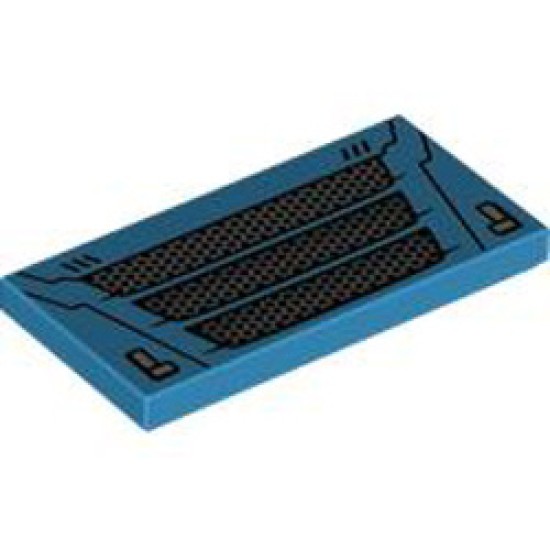 Flat Tile 2x4 Number 257 White