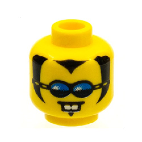 Blue Racer with Shark Design Head Bright Yellow