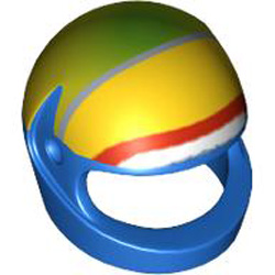 Mini helmet Number 7 Massa Bright Blue