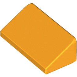Roof Tile 1x2x2/3 Flame Yellowish Orange Roof Tile 1x2x2/3 Flame Yellowish Orange