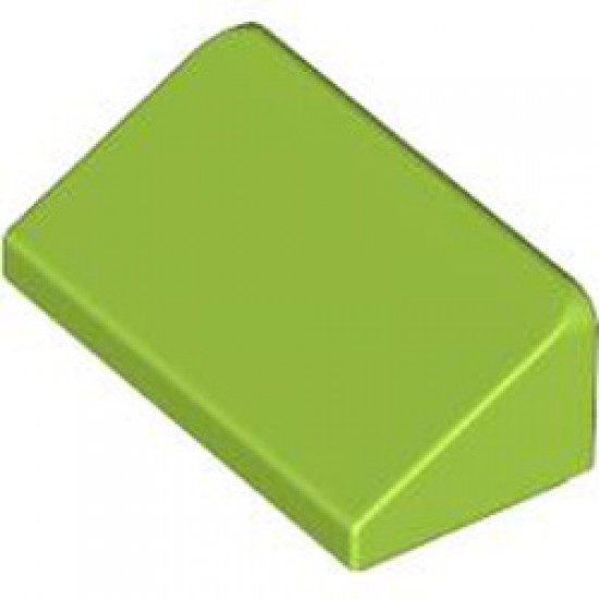 Roof Tile 1x2x2/3 Bright Yellowish Green