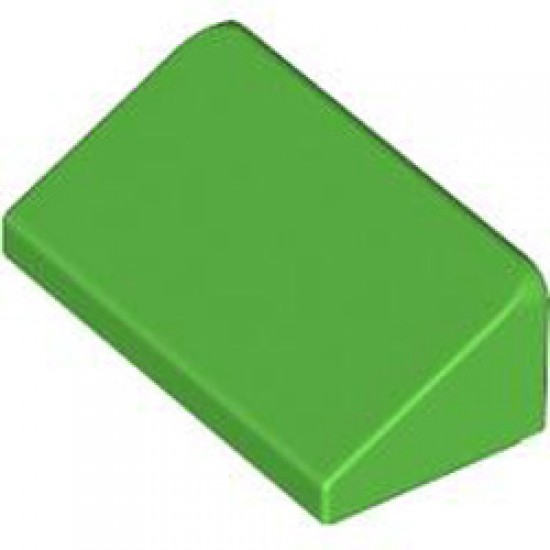 Roof Tile 1x2x2/3 Bright Green
