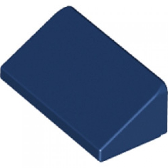 Roof Tile 1x2x2/3 Earth Blue