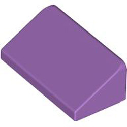 Roof Tile 1x2x2/3 Medium Lavender Roof Tile 1x2x2/3 Medium Lavender