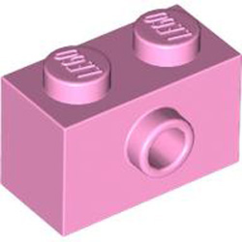 Brick 1x2 with 1 Knob Light Purple