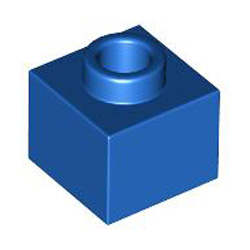 Plate 1x1x2/3 Bright Blue