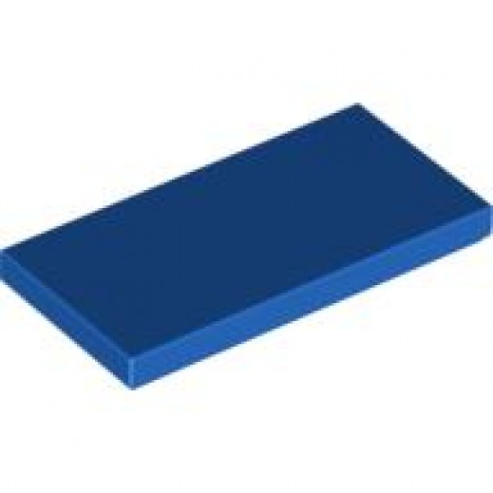 Flat Tile 2x4 Bright Blue