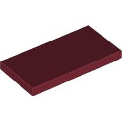 Flat Tile 2x4 Dark Red