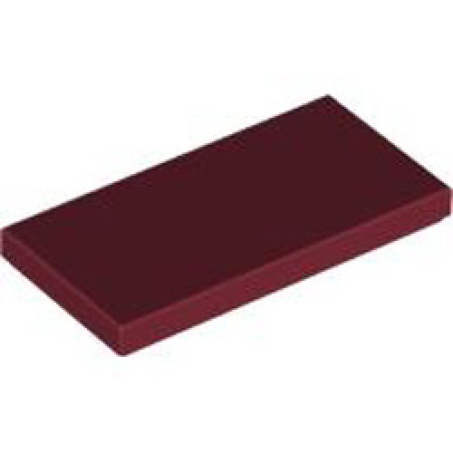 Flat Tile 2x4 Dark Red
