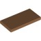 Flat Tile 2x4 Medium Nougat