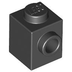 Brick 1x1 with 1 Knob Black Brick 1x1 with 1 Knob Black