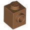 Brick 1x1 with 1 Knob Medium Nougat