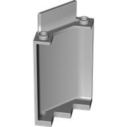 Wall 3x3x6 Wavery 45 Degree Medium Stone Grey