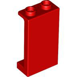 Wall Element 1x2x3 Bright Red