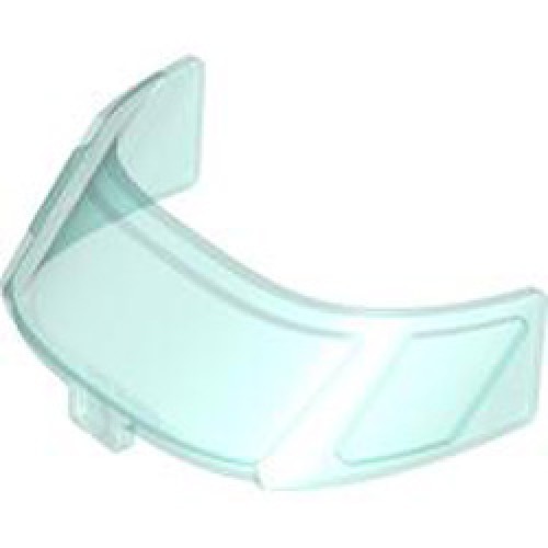 Window for Plane Front 6x10x4 Transparent Light Blue