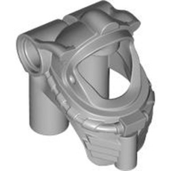 Helmet with Air Bottles Medium Stone Grey