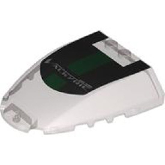 Windscreen 6x7x1 1/3 Number 1 Transparent Brown