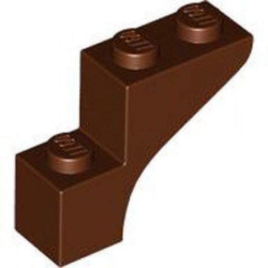 Brick with Bow 1x3x2 Reddish Brown