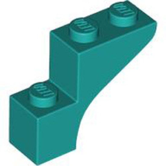 Brick with Bow 1x3x2 Bright Bluish Green
