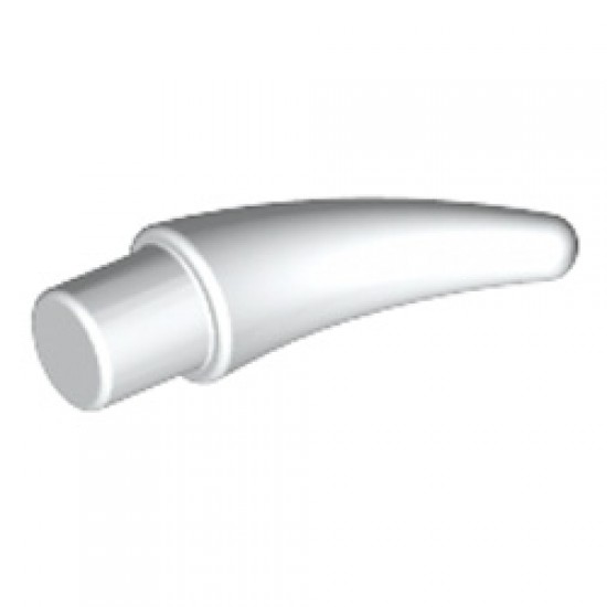 Horn with Shaft Diameter 3.2 White