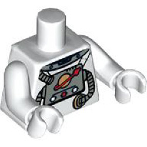 Mini Upper Part Spaceman White