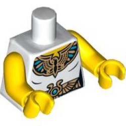 Mini Upper Part Egyptian Queen White