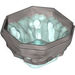 Rock 4x4x1 2/3 Lower Part Number 2 Silver Metallic Rock 4x4x1 2/3 Lower Part Number 2 Silver Metallic