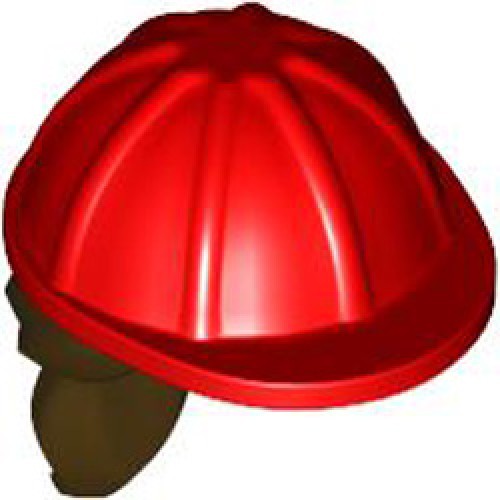 Mini Hat Number 14 with Hair Bright Red